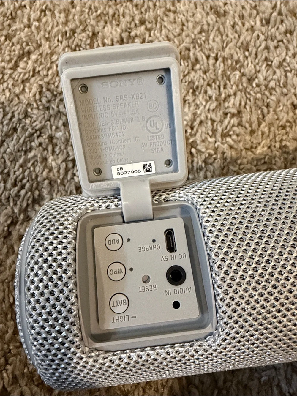 Sony Waterproof Dustproof SRS-XB21 Bluetooth Speaker